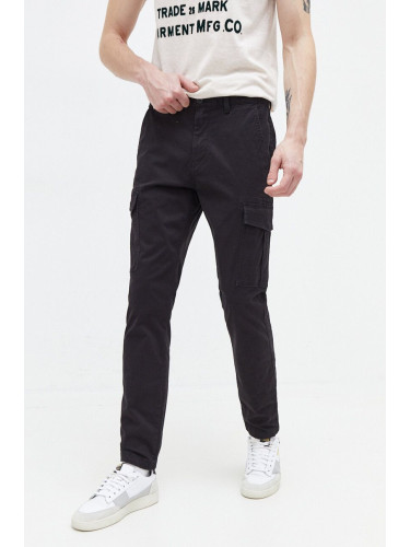 Панталон Tommy Jeans в черно с кройка тип карго DM0DM18341