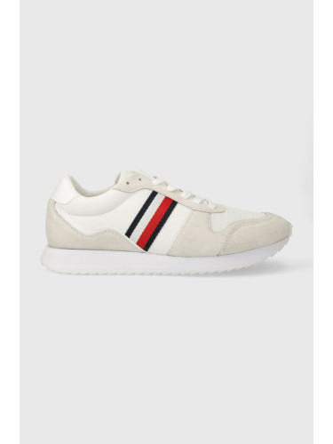 Маратонки Tommy Hilfiger RUNNER EVO MIX ESS в бяло FM0FM04886