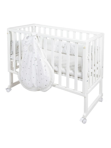 Леглото на бебето Халдин - бяло