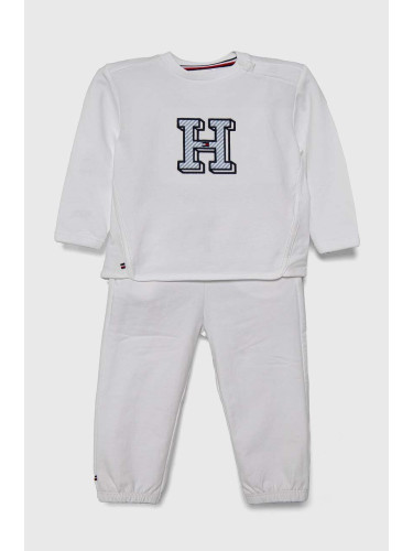Комплект за бебета Tommy Hilfiger в бяло