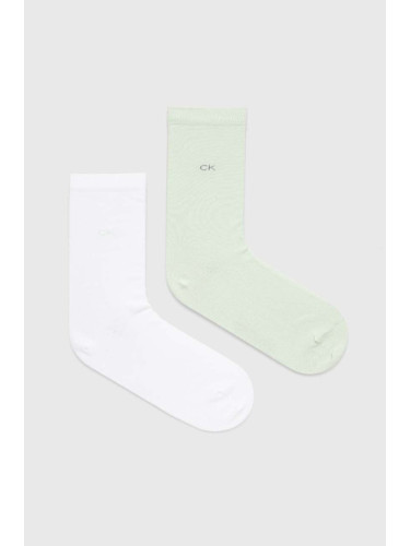 Чорапи Calvin Klein (2 броя) в черно 701218769