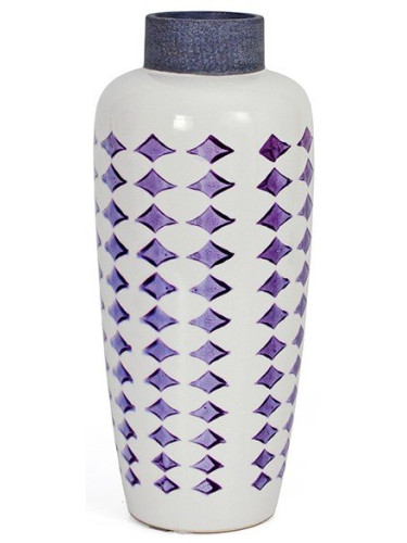 Керамична ваза с ретро мотив ce лила