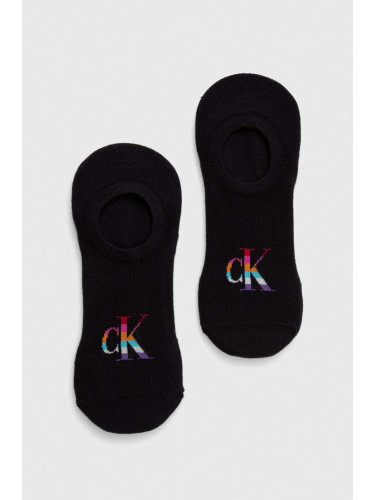 Чорапи Calvin Klein Jeans (2 броя) в черно 701226671