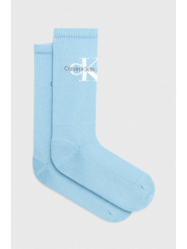 Чорапи Calvin Klein Jeans в синьо 701218732