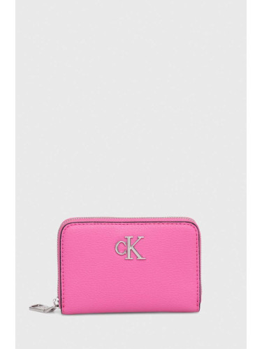 Портмоне Calvin Klein Jeans дамски в розово K60K611500