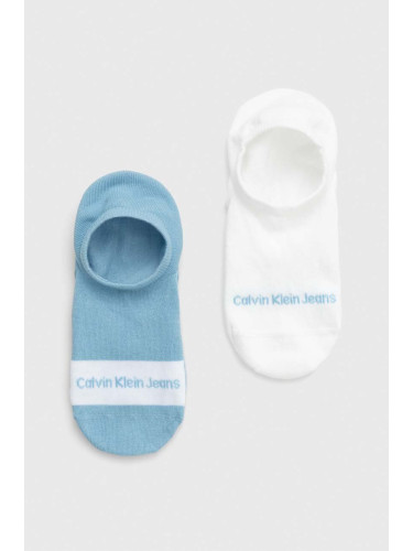Чорапи Calvin Klein Jeans (2 броя) в синьо 701227459