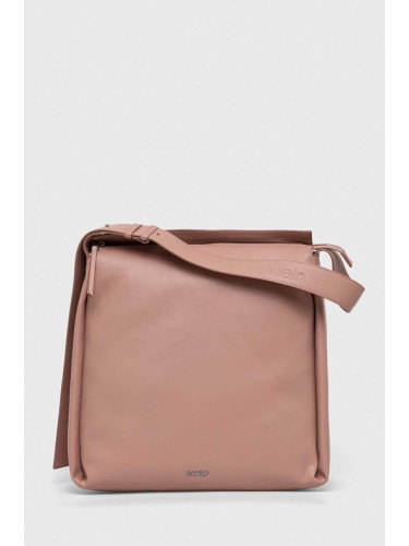 Чанта Calvin Klein в розово K60K611365