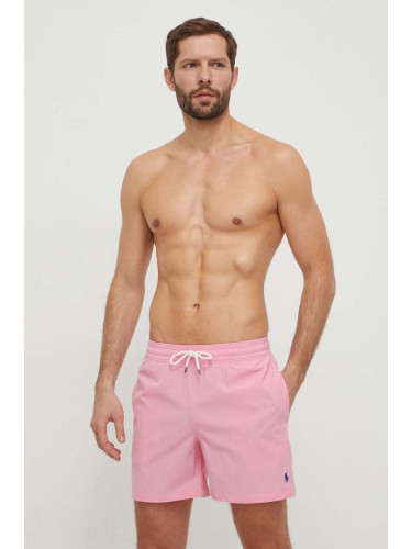 Плувни шорти Polo Ralph Lauren в розово 710829851
