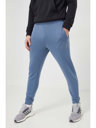 Панталон за трениране Calvin Klein Performance в синьо с изчистен дизайн