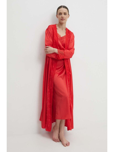Комплект пижама Answear Lab в червено