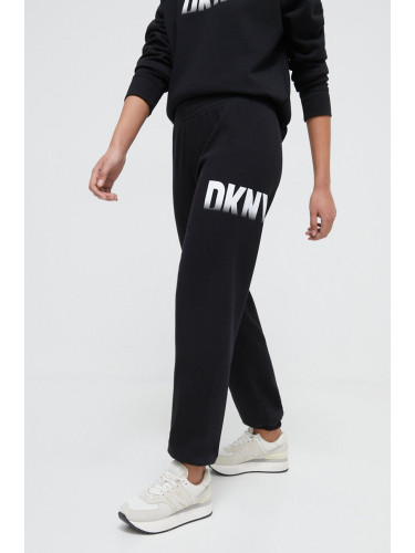 Спортен панталон Dkny в черно с принт DP3P3379