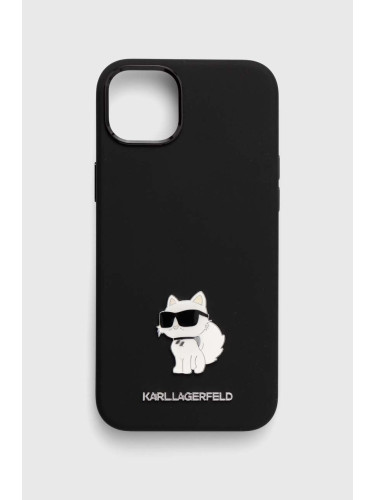 Кейс за телефон Karl Lagerfeld iPhone 15 Plus / 14 Plus 6.7'' в черно