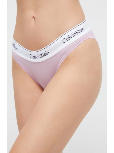 Бикини Calvin Klein Underwear в лилаво 0000F3787E