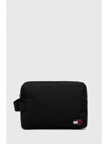 Козметична чанта Tommy Jeans в черно AM0AM12079