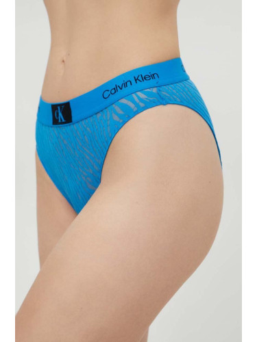 Бикини Calvin Klein Underwear в синьо 000QF7379E