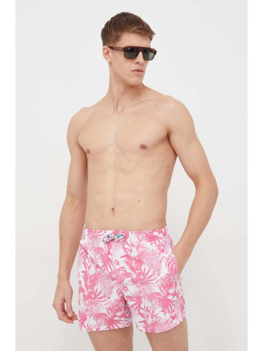 Плувни шорти Pepe Jeans HIBISCUS SWIMSHORT в розово