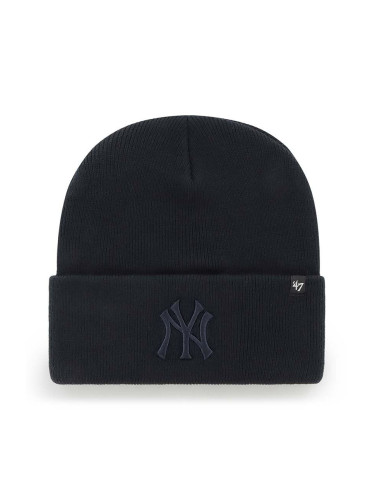 Шапка 47 brand MLB New York Yankees в черно B-HYMKR17ACE-NYD