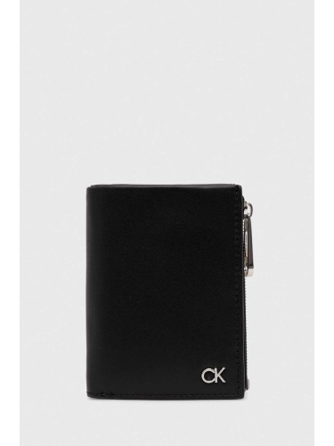 Кожен портфейл Calvin Klein мъжки в черно K50K511688
