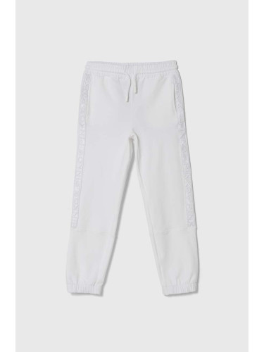 Детски спортен панталон Pinko Up в бяло с апликация