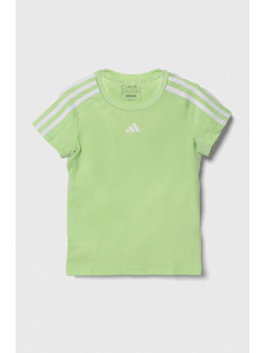 Детска тениска adidas в зелено