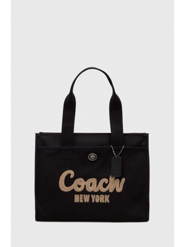Чанта Coach в черно