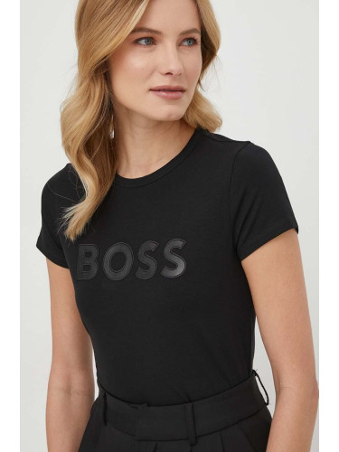 Тениска BOSS в черно 50508498