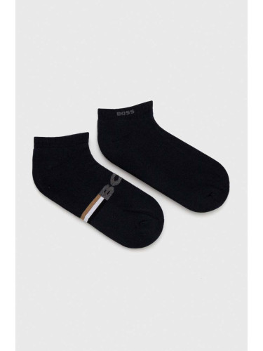 Чорапи BOSS (2 броя) в тъмносиньо 50510656