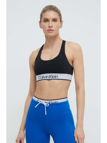 Спортен сутиен Calvin Klein Performance в черно