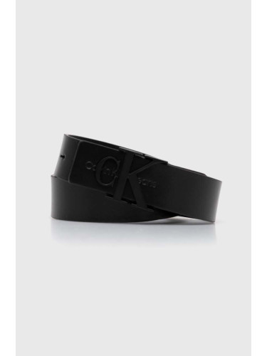 Кожен колан Calvin Klein дамски в черно K60K610281