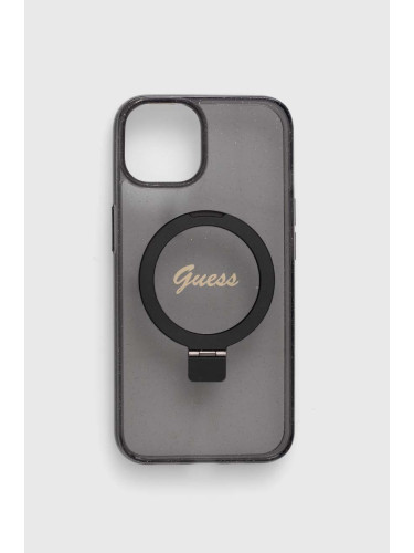 Кейс за телефон Guess iPhone 13 / 14 / 15 6.1" в черно