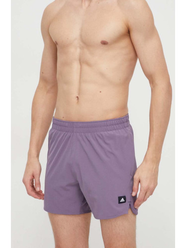 Плувни шорти adidas 0 в лилаво IR6206