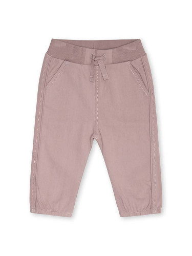 Детски панталон That's mine Floke в розово с изчистен дизайн