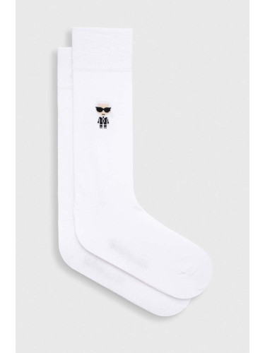 Чорапи Karl Lagerfeld в бяло 542102.805504