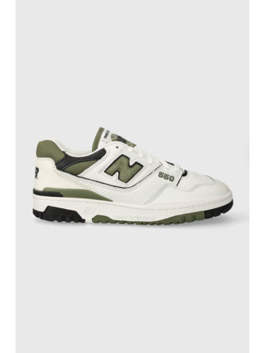 Кожени маратонки New Balance 550 BB550DOB в бяло BB550DOB