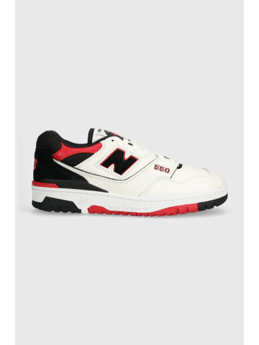 Кожени маратонки New Balance 550 BB550STR в бяло BB550STR