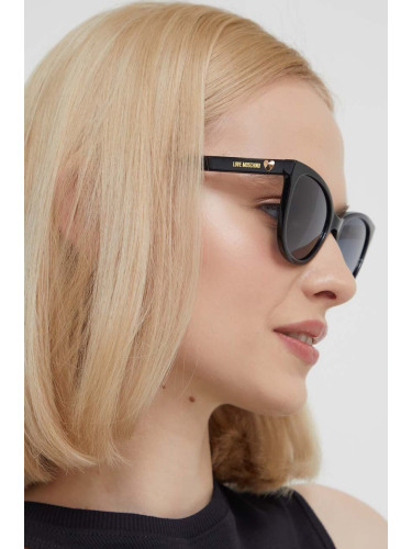 Слънчеви очила Love Moschino в черно MOL072/S
