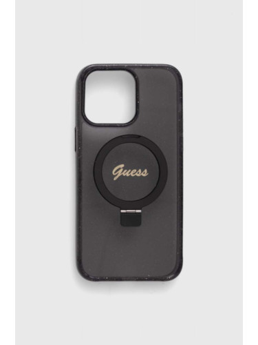 Кейс за телефон Guess iPhone 14 Pro Max 6.7" в черно