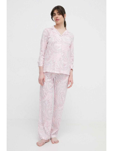 Пижама Lauren Ralph дамска в розово ILN92306