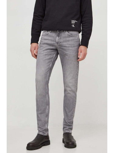 Дънки Calvin Klein Jeans в сиво J30J324191