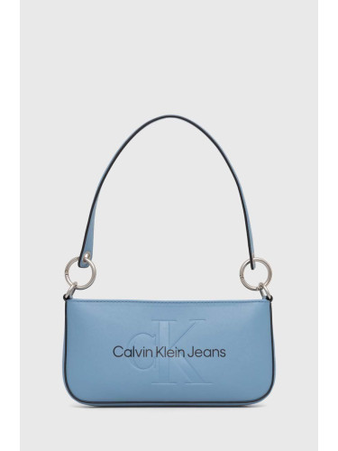 Чанта Calvin Klein Jeans в синьо K60K610679