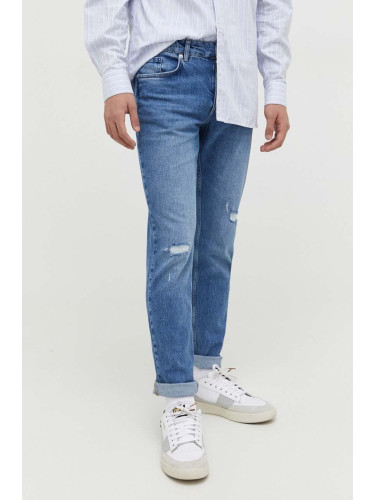 Дънки Karl Lagerfeld Jeans в синьо