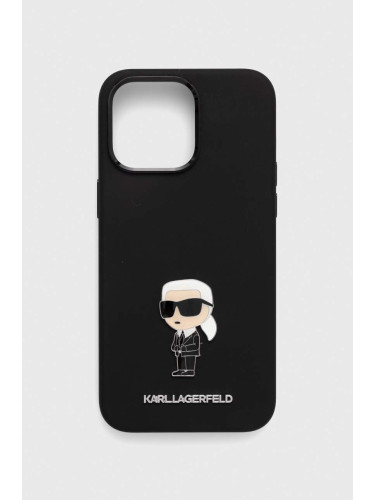 Кейс за телефон Karl Lagerfeld iPhone 15 Pro Max 6.7'' 6.7" в черно