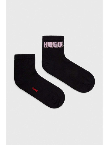 Чорапи HUGO (2 броя) в черно 50510695