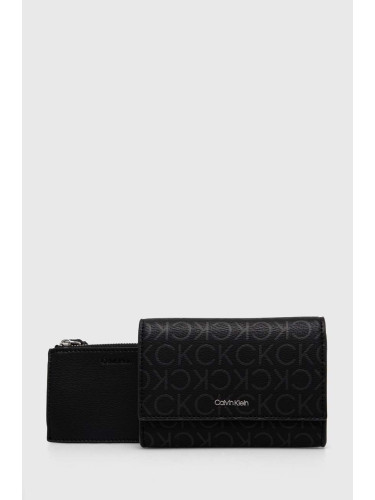 Портмоне Calvin Klein дамски в черно K60K611775