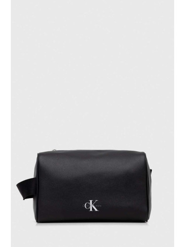 Козметична чанта Calvin Klein Jeans в черно