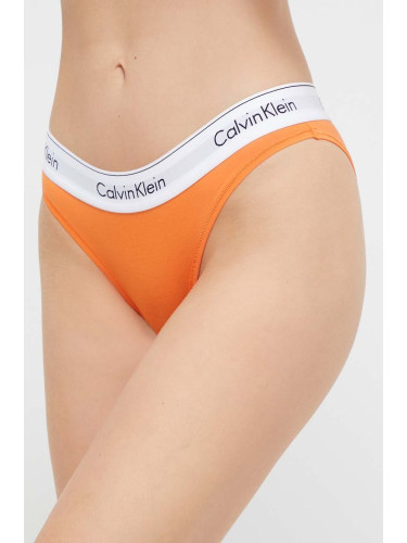 Бикини Calvin Klein Underwear в оранжево 0000F3787E