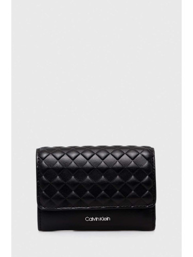 Портмоне Calvin Klein дамски в черно K60K611896