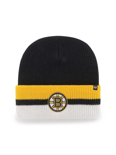 Шапка 47 brand NHL Boston Bruins в черно