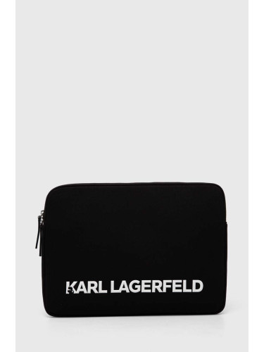 Калъф за лаптоп Karl Lagerfeld в черно