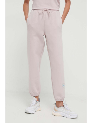 Спортен панталон adidas by Stella McCartney 0 в розово с изчистен дизайн IU0862